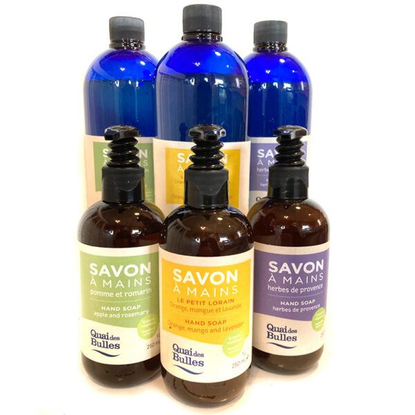 Savons à mains liquides