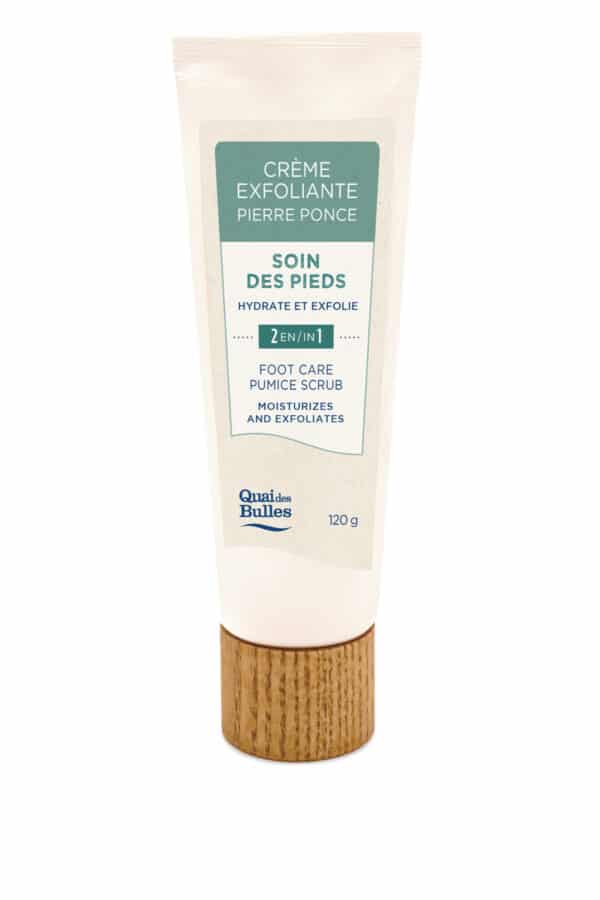 Crème exfoliante à la pierre ponce 2 en 1