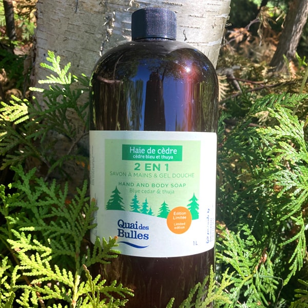 Savon 2 EN 1 liquide- mains et corps - Haie de cèdre - 1 L